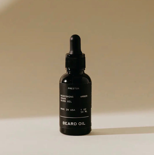 Preston Argan Oil Infused Beard Oil