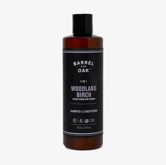 Barrel & Oak 2-in-1 Shampoo & Conditioner - Woodland Birch