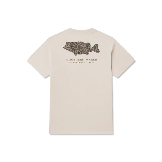 Youth SS Tee - Camo Bass