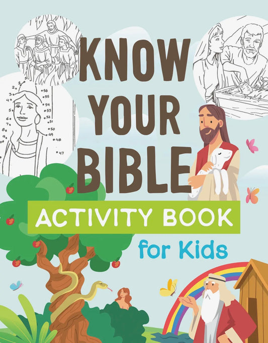Know Your Bible Activity Book For Kids