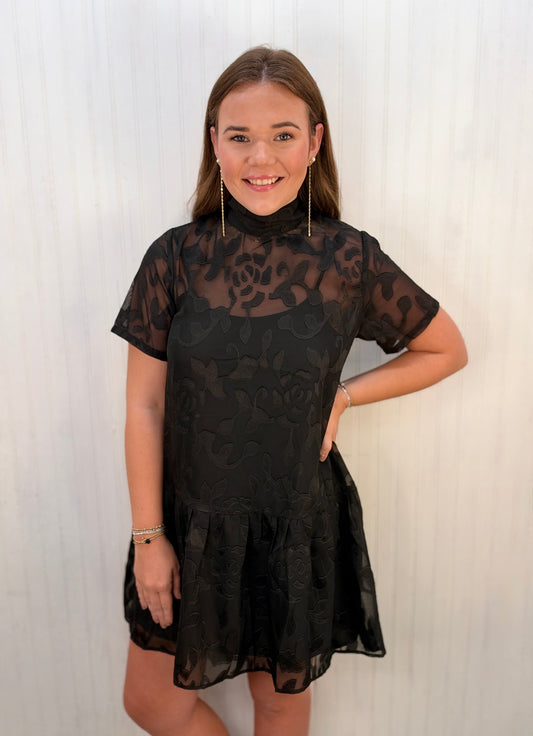 Flourish In Style Dress - Black