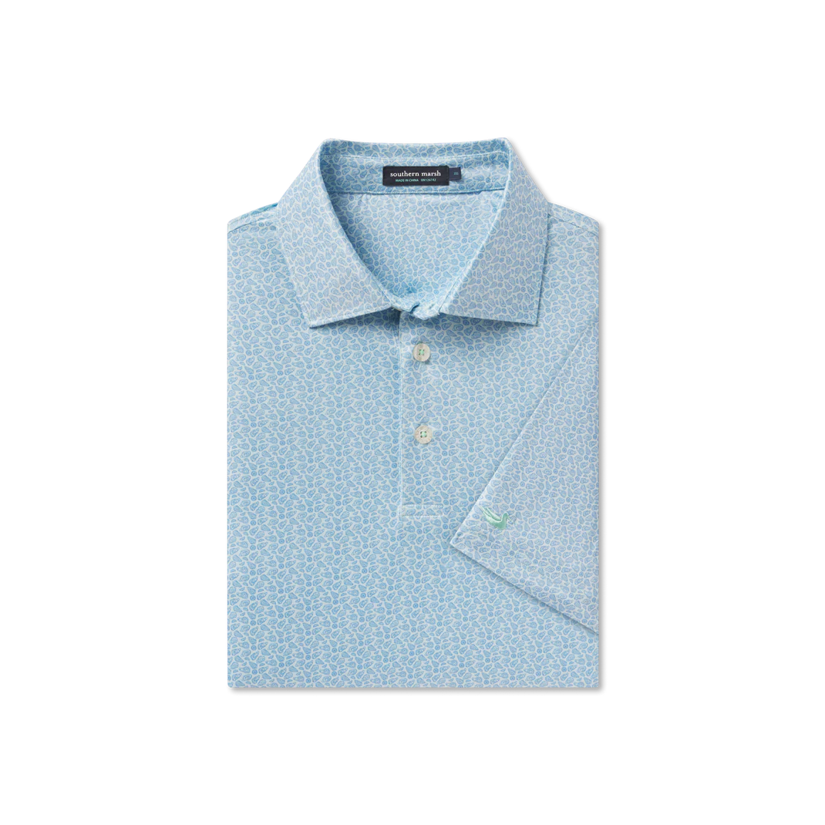 Flyline Performance Polo - Oysters & Lemons