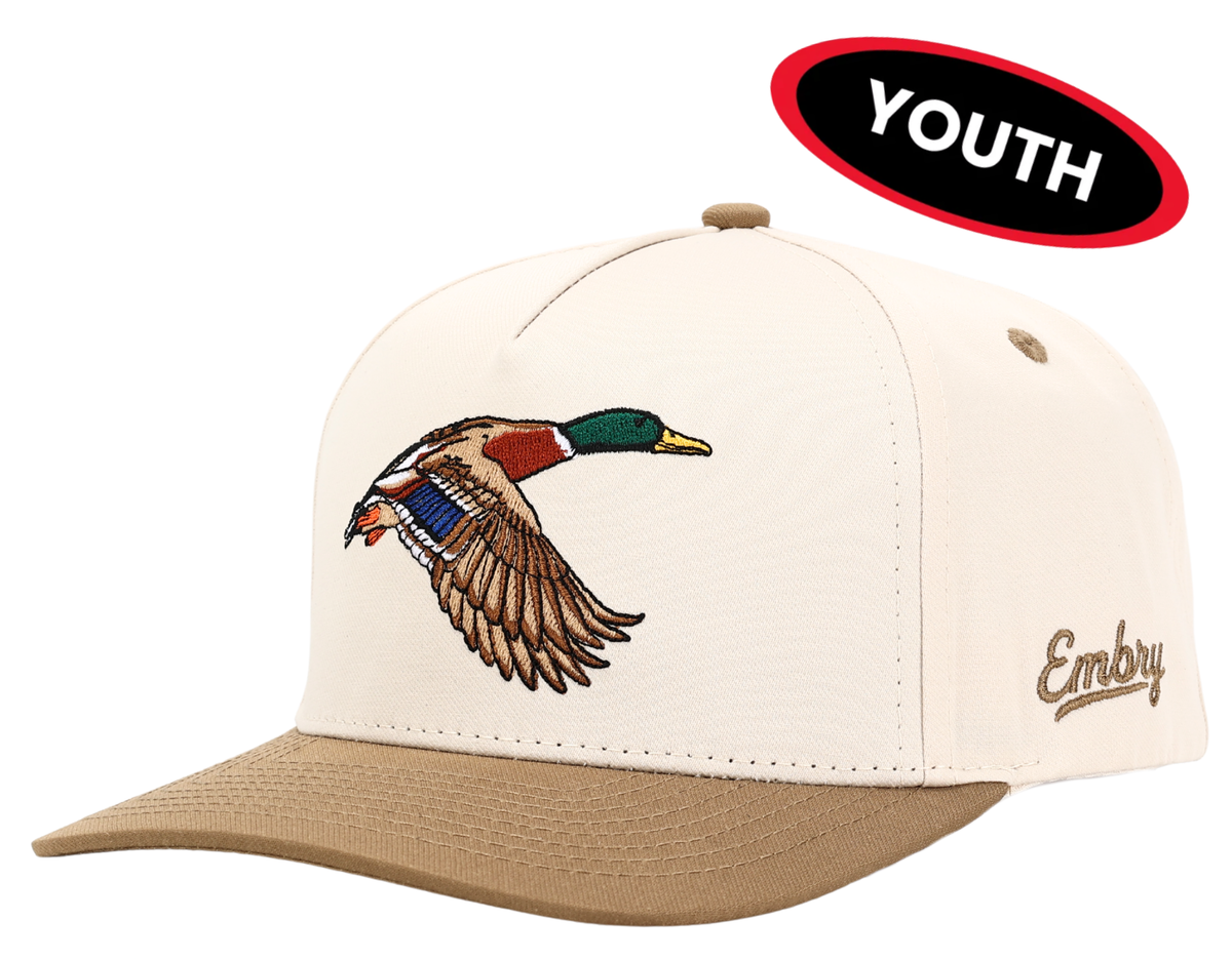Youth Hat - Cream/Tan, Mallard