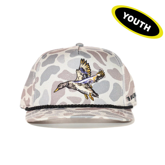 Burlebo Youth Hat - Diving Mallard/Camo