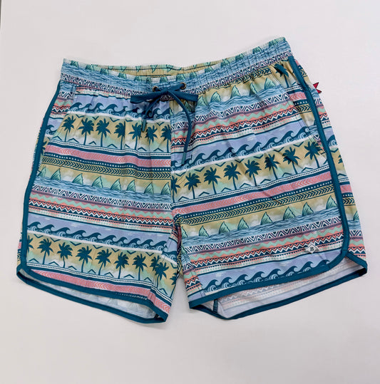Burlebo Swim Trunks - Palms & Fins