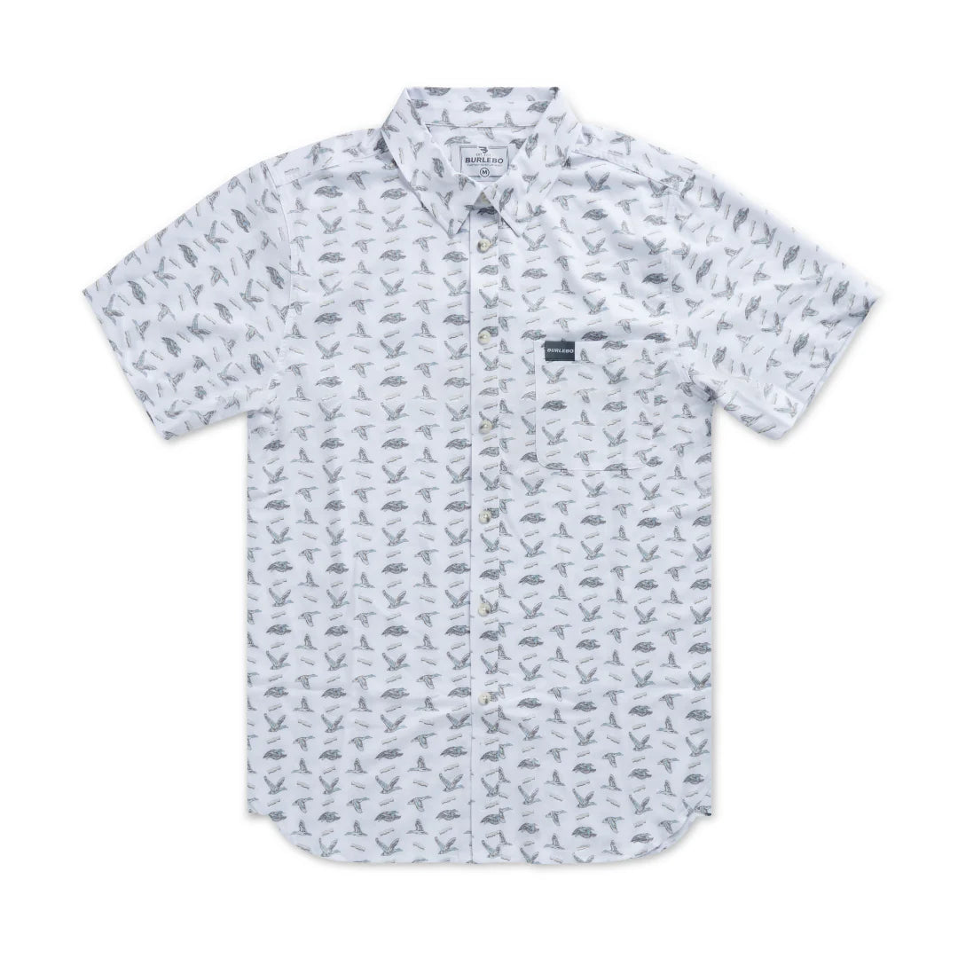 Short Sleeve Button Up - Ducks & Calls
