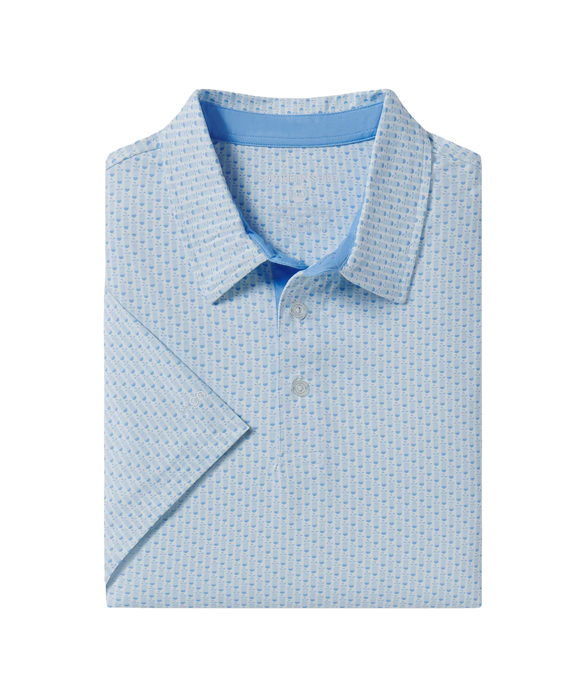 Club and Carry Printed Polo