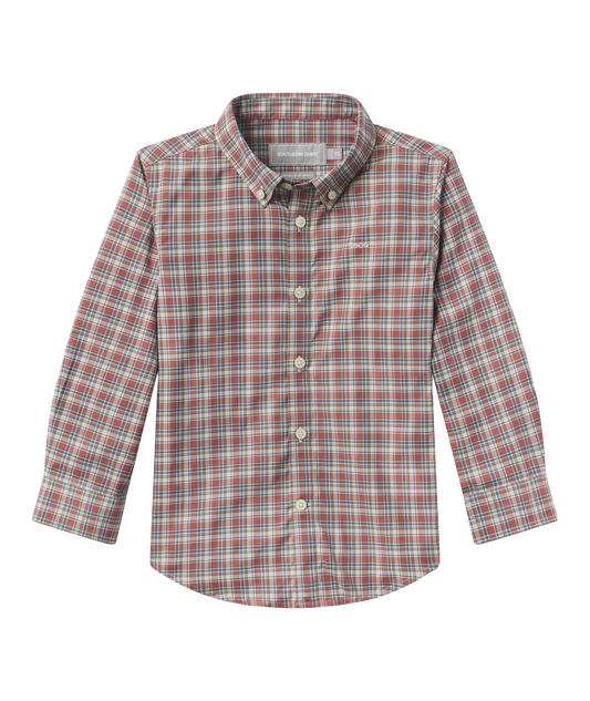 Youth Hawthorne Button Down - Saddle