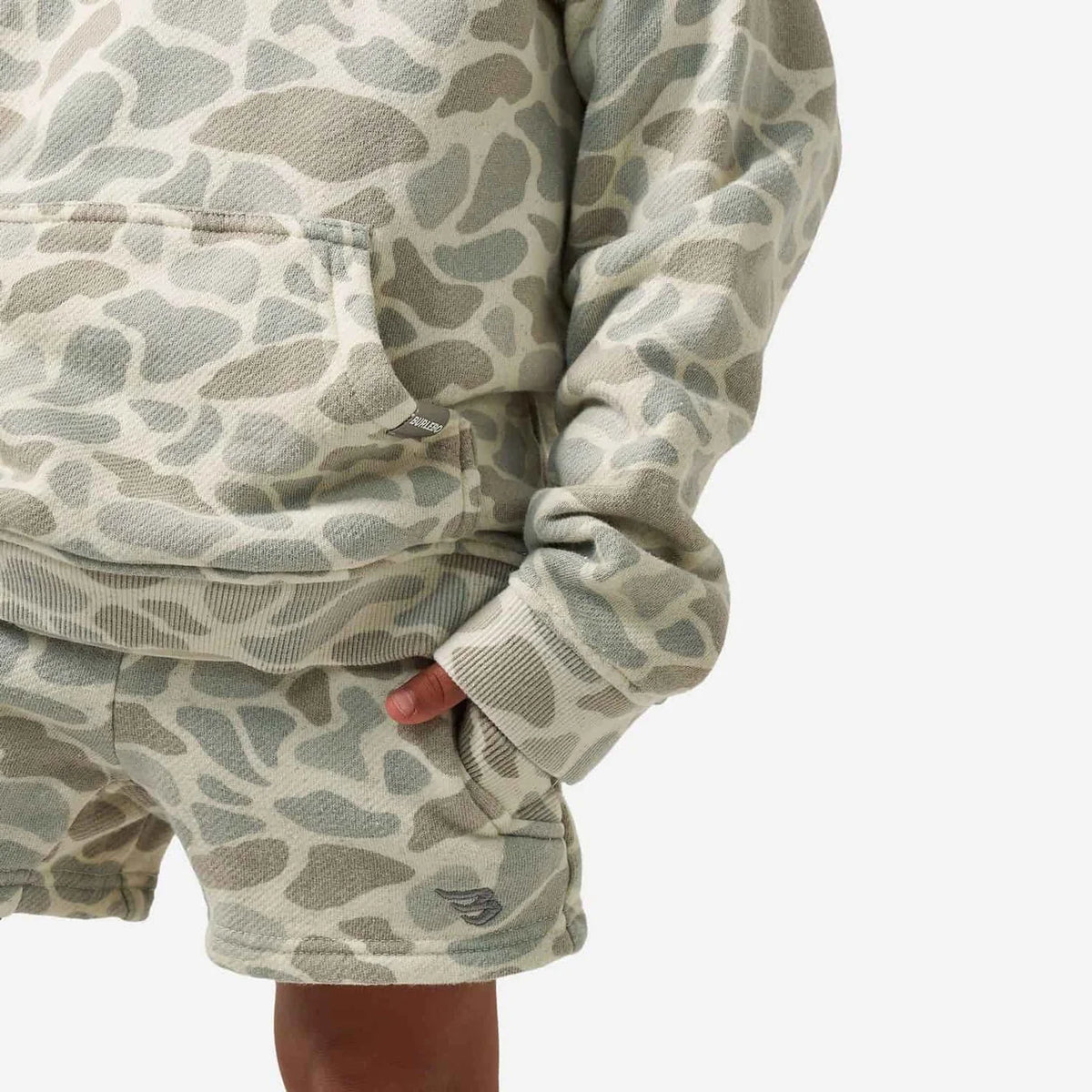 Youth Vintage Washed Hoodie - Classic Camo