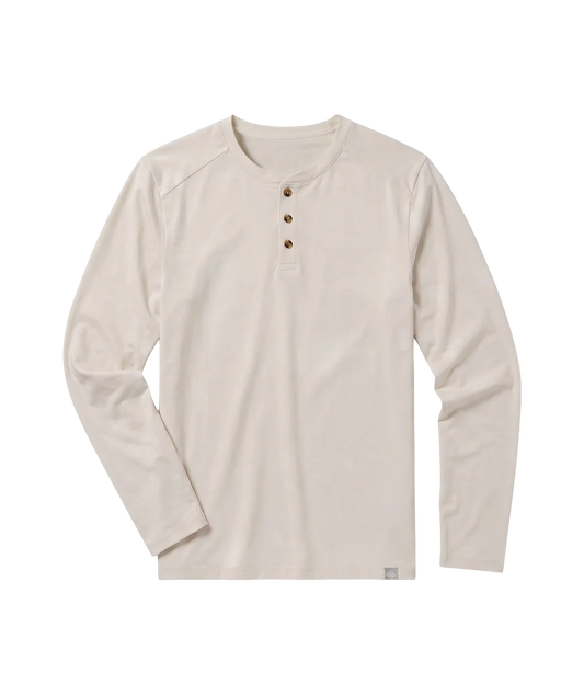 Max Comfort LS Henley - Oatmeal
