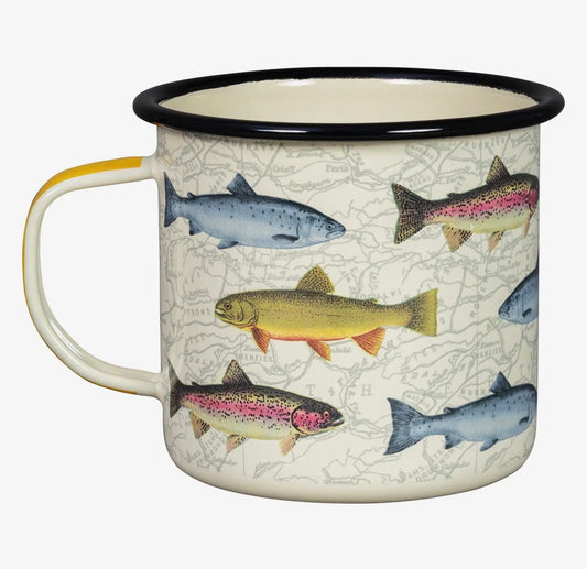 Gentlemen’s Hardware Enamel Mug - Fish