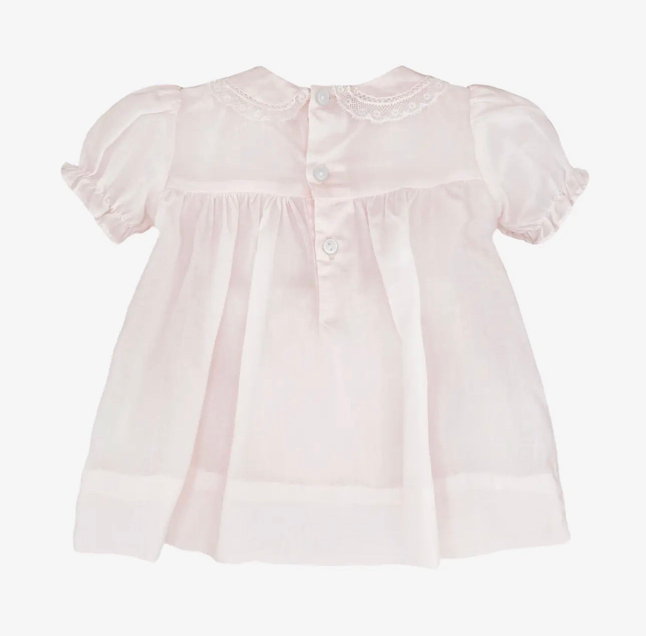 Fully Smocked Dress with Lace