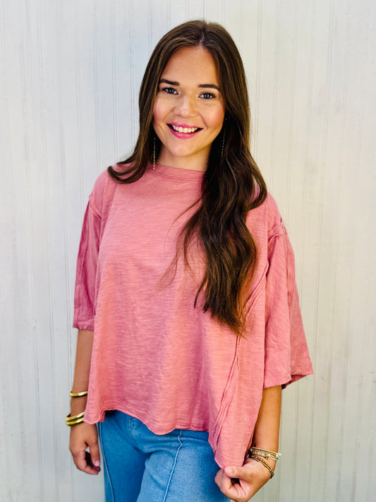 Daily Wear Top - Mauve