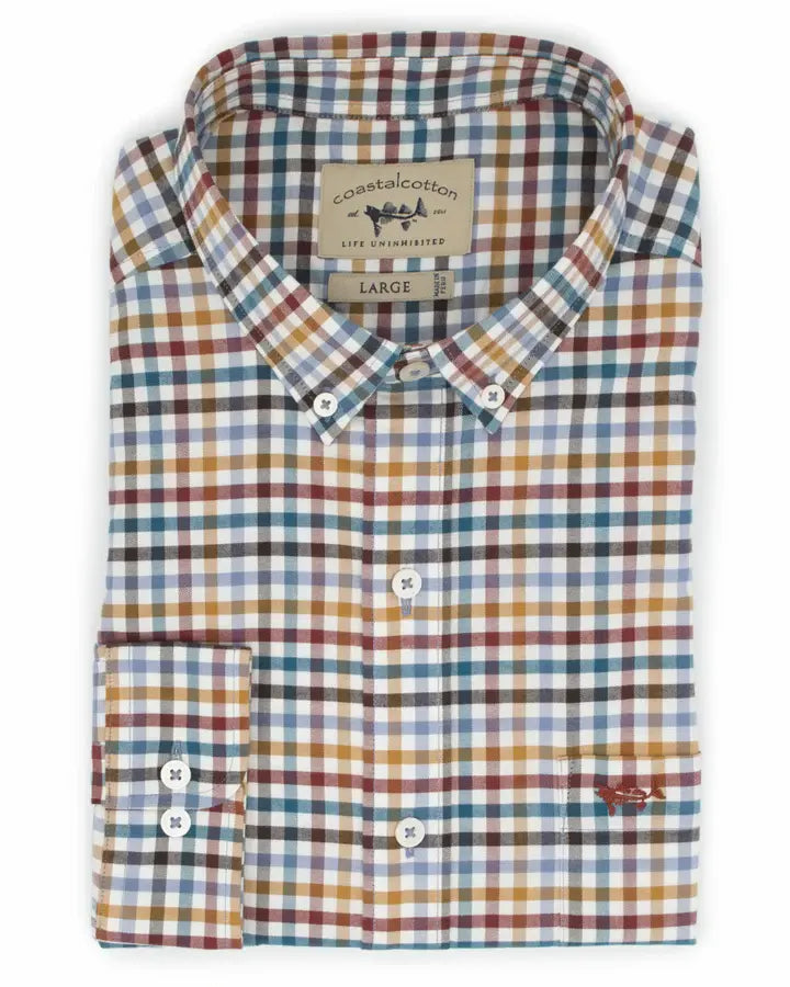 Harvest Gingham Button Down