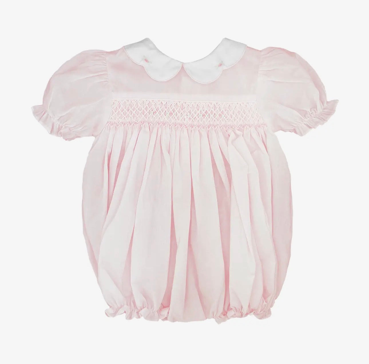 Hand Embroidered Smocked Bubble