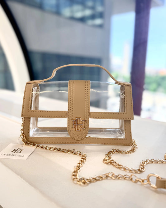 Grace Clear Bag - Nude