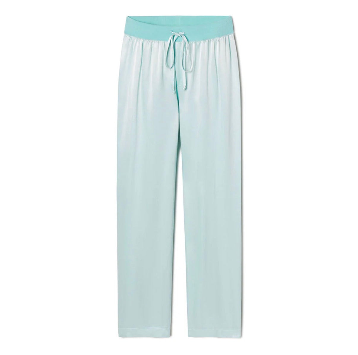 Jolie Satin Pant - Aqua