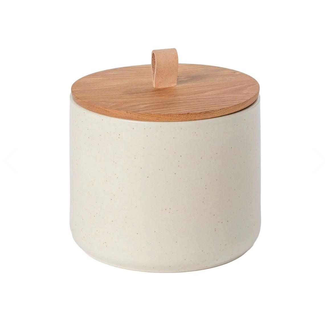 Large Canister 20 with Oak Wood Lid Pacifica, Casafina by COSTA NOVA