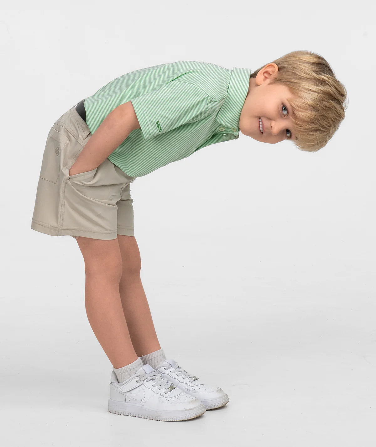Youth Madison Stripe Polo - Fairway
