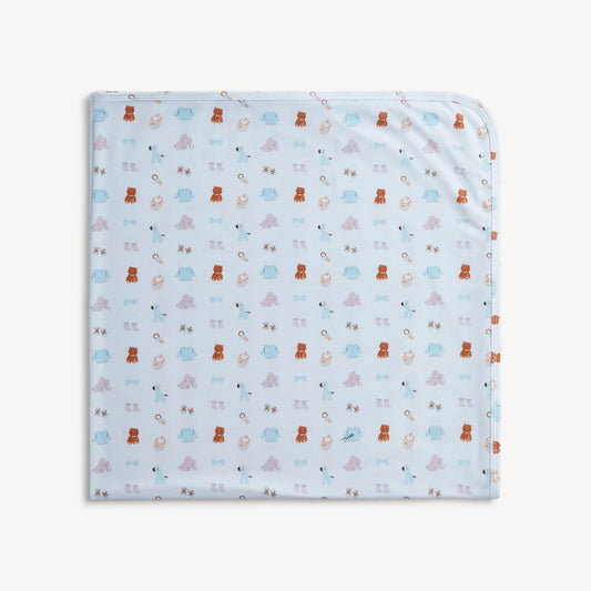 Nursery Nostalgia Blanket - Blue