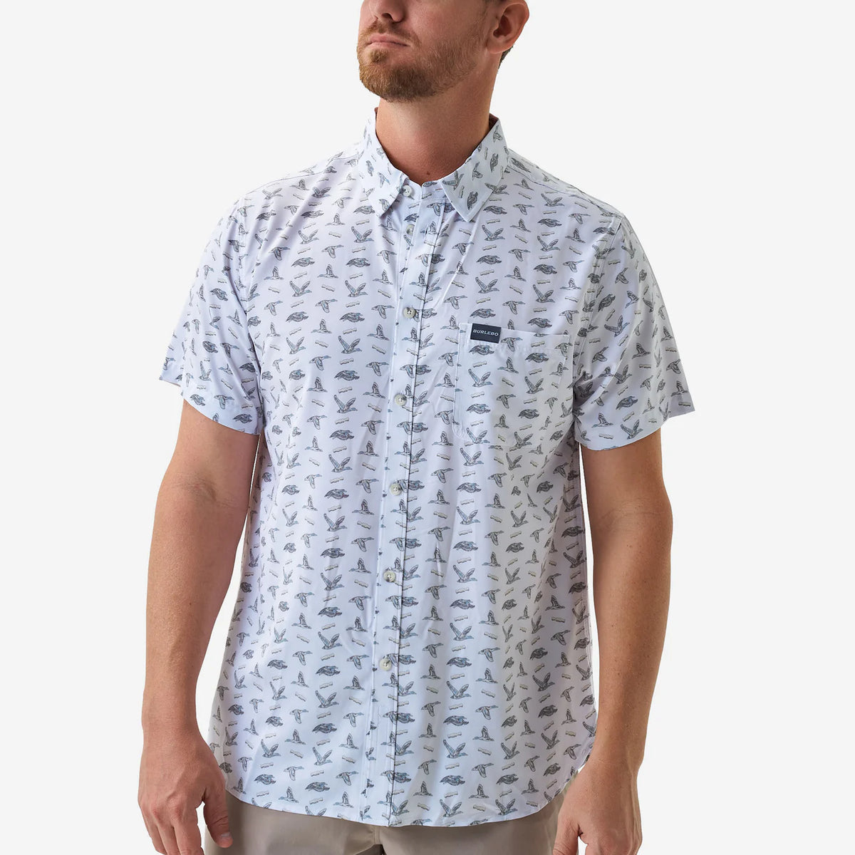 Short Sleeve Button Up - Ducks & Calls