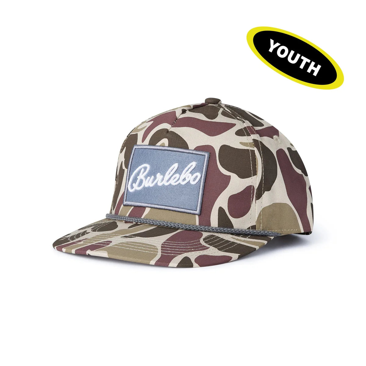 Burlebo Youth Hat - Grey Patch - Camo