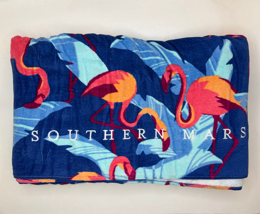 Flamingos Beach Towel
