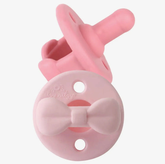 Pink Bows 0-6m Sweetie Soother™ Pacifier Sets (2-pack)
