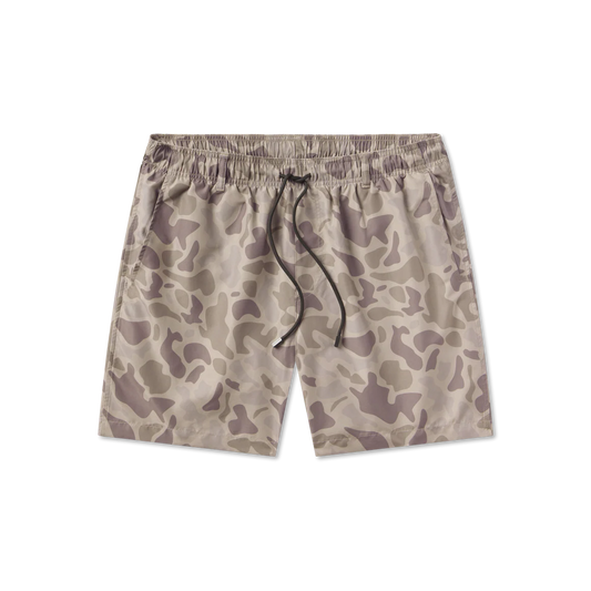 La Costa Swim Trunk - Dark Brown Camo