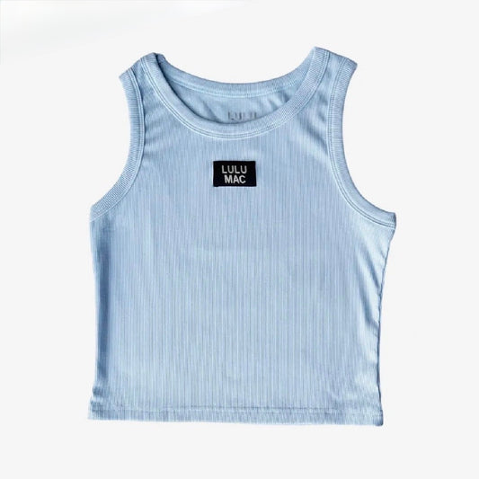 Blue Lulu Mac Youth Tank