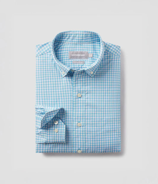 Youth Samford Dress Shirt - Aquaverde