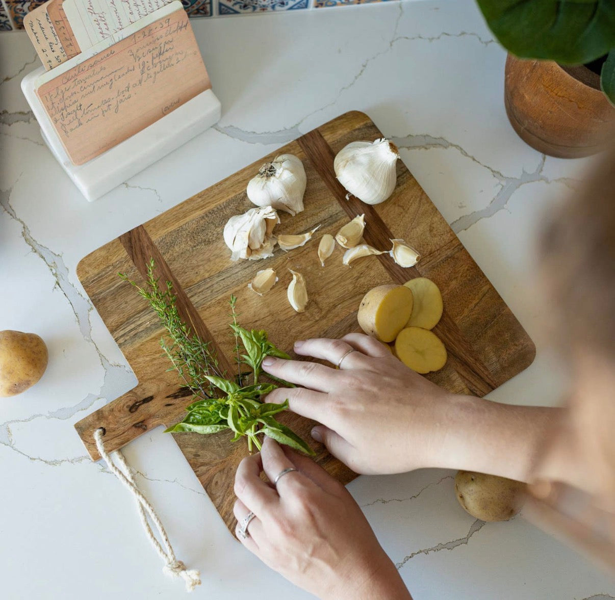 Kaila 15" Cutting Board Wood
