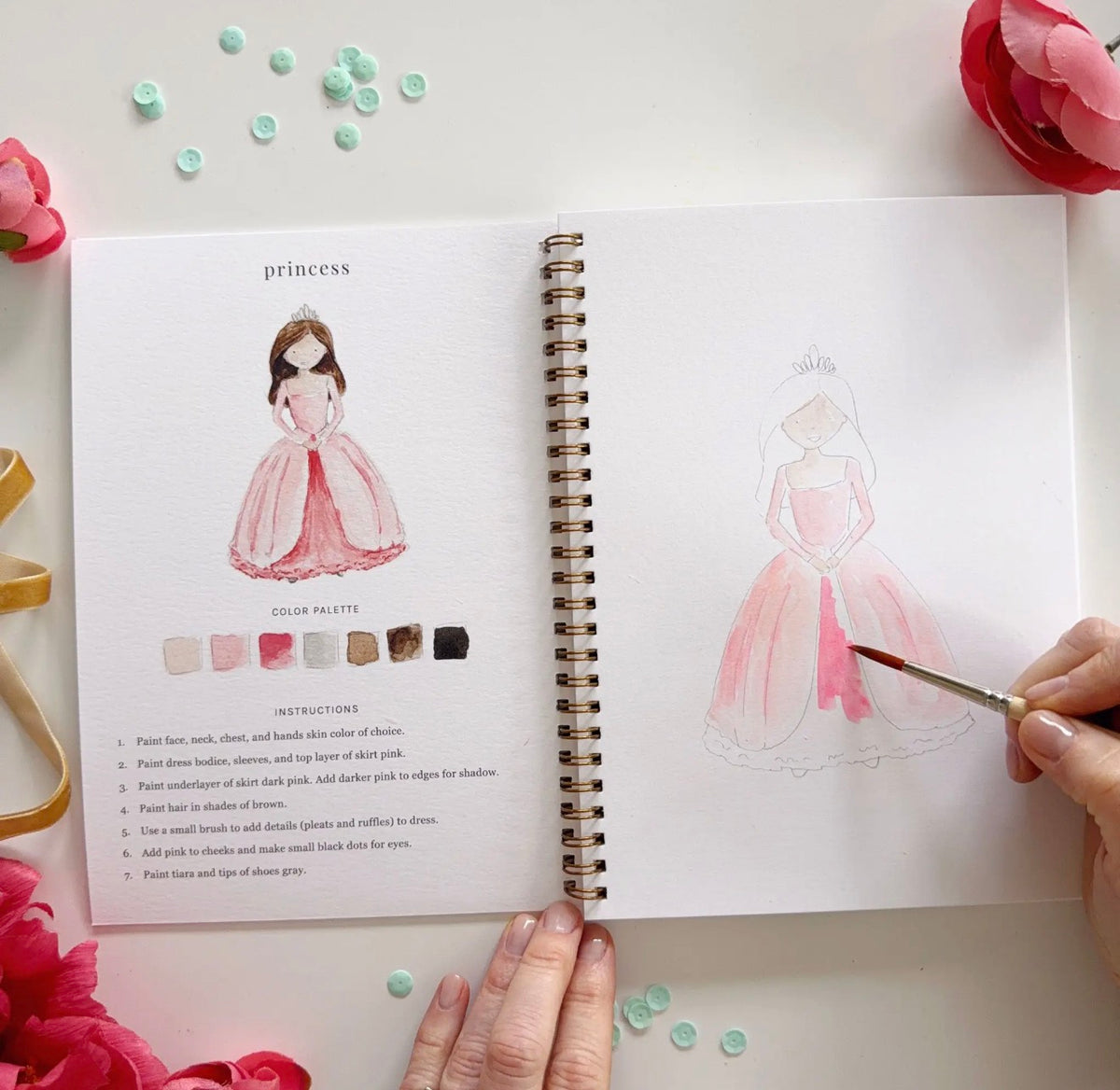 Fairytale Watercolor Workbook