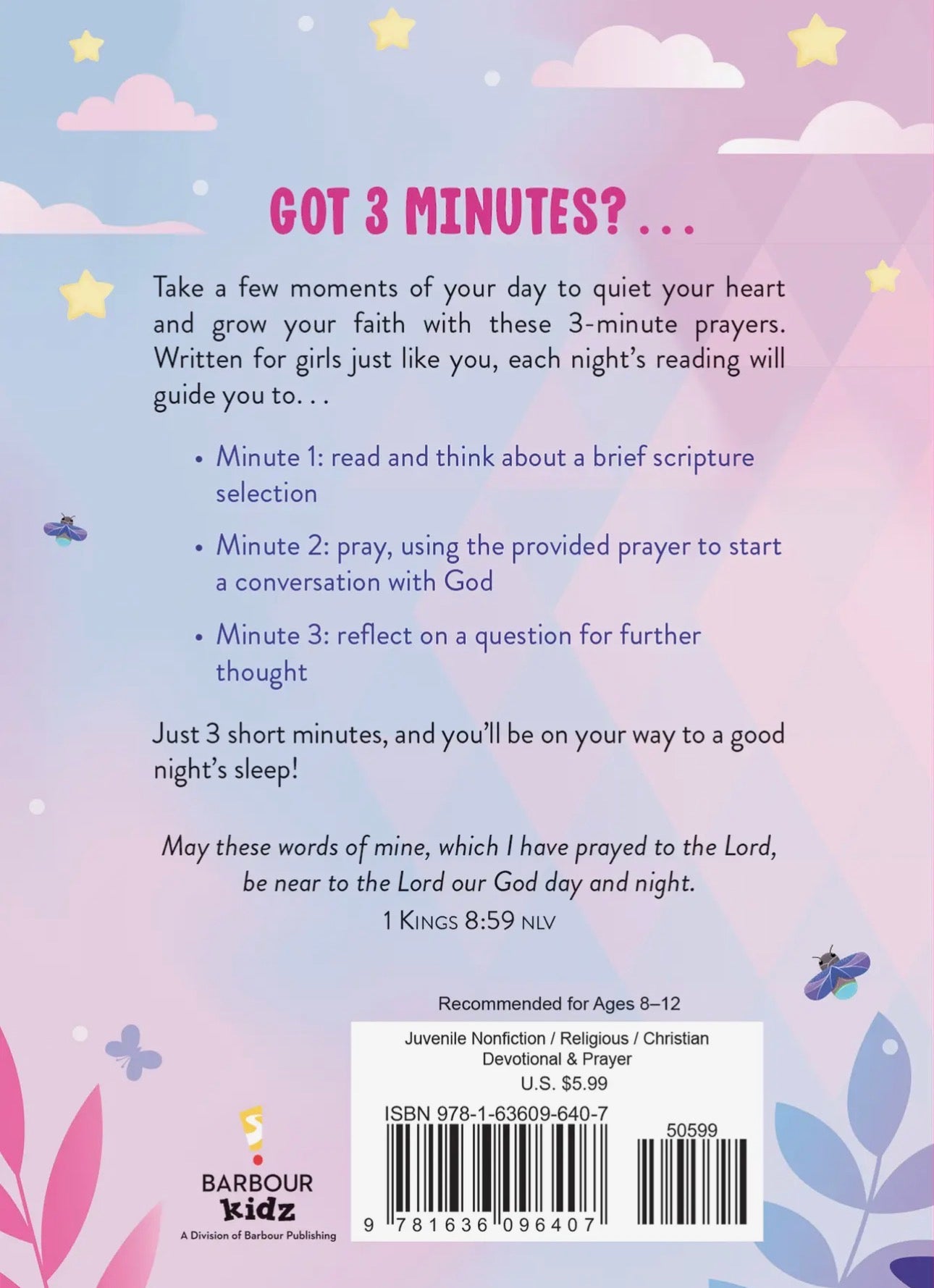 3-Minute Bedtime Prayers For Girls