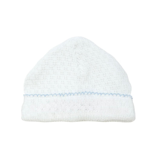 Blue Trim Knit Saylor Beanie