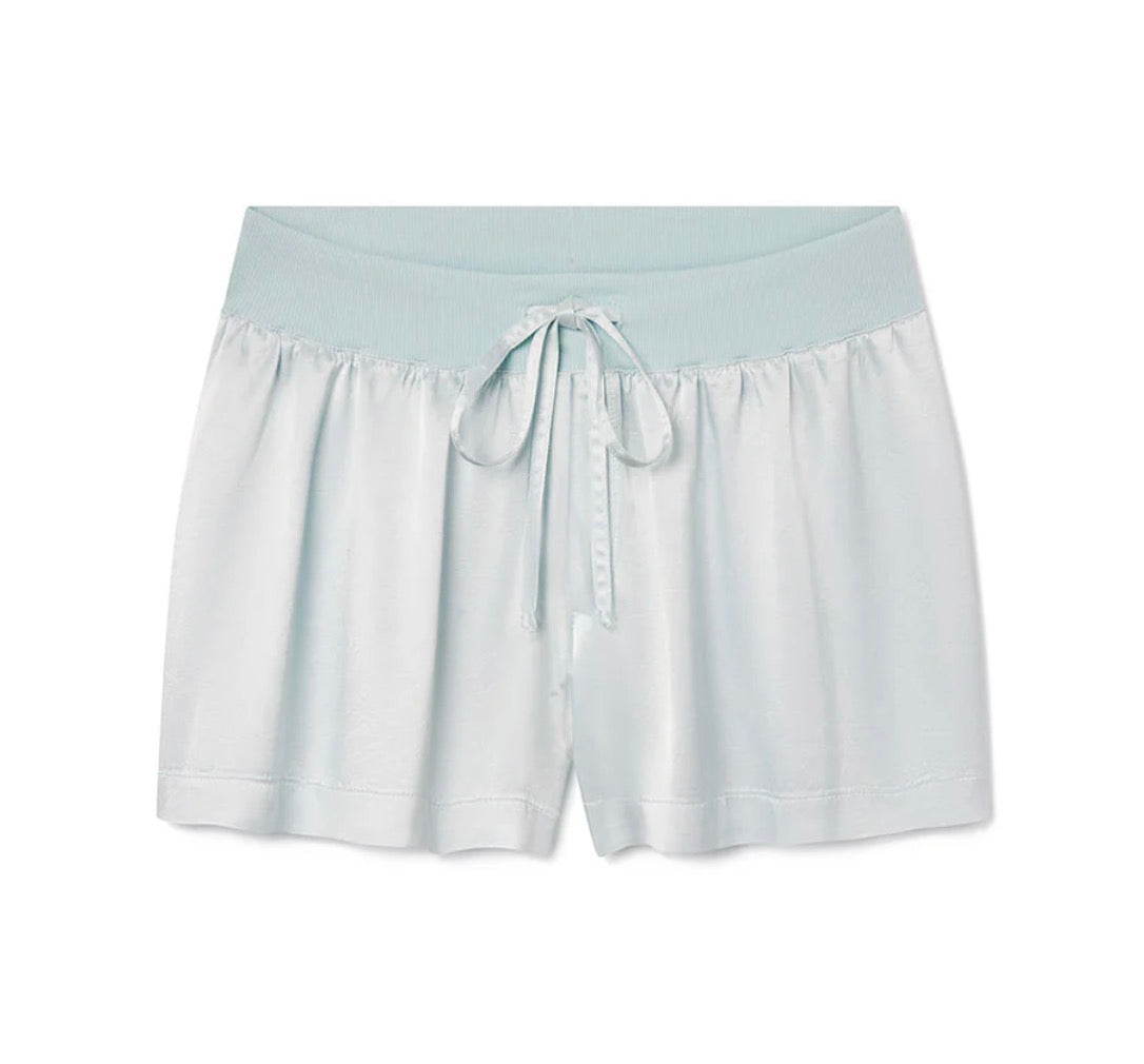 Mikel Satin Short - Aqua