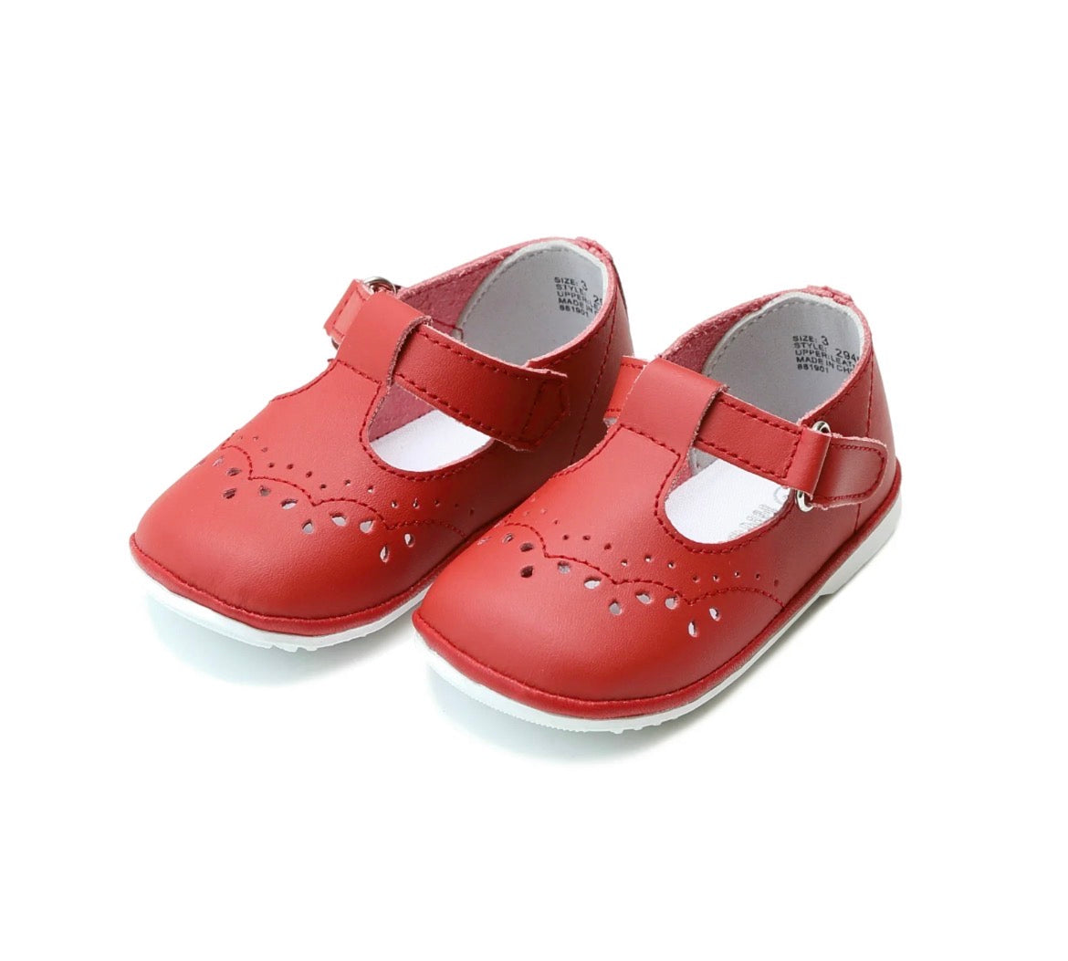Birdie Leather T-Strap Mary Jane (Baby)