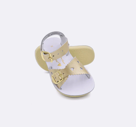 Gold Sweetheart Sandal