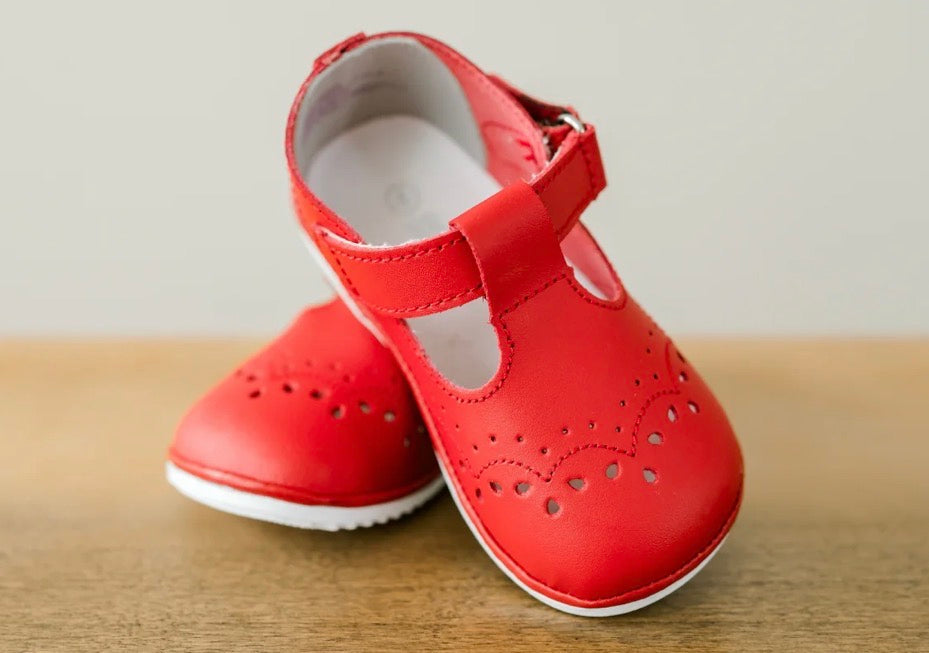 Birdie Leather T-Strap Mary Jane (Baby)