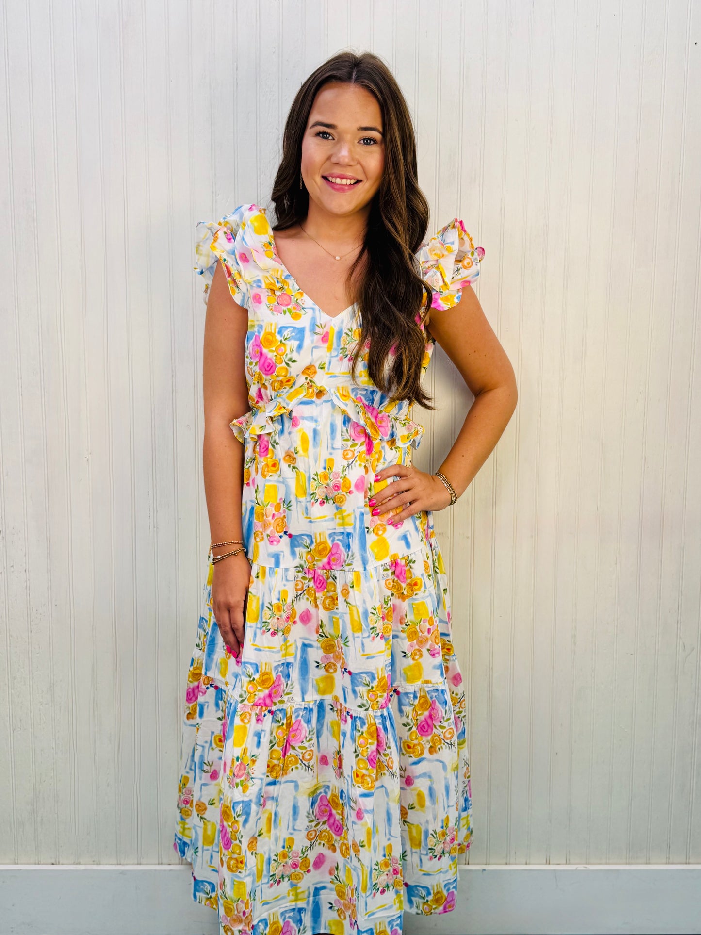 Santorini Sunrise Dress