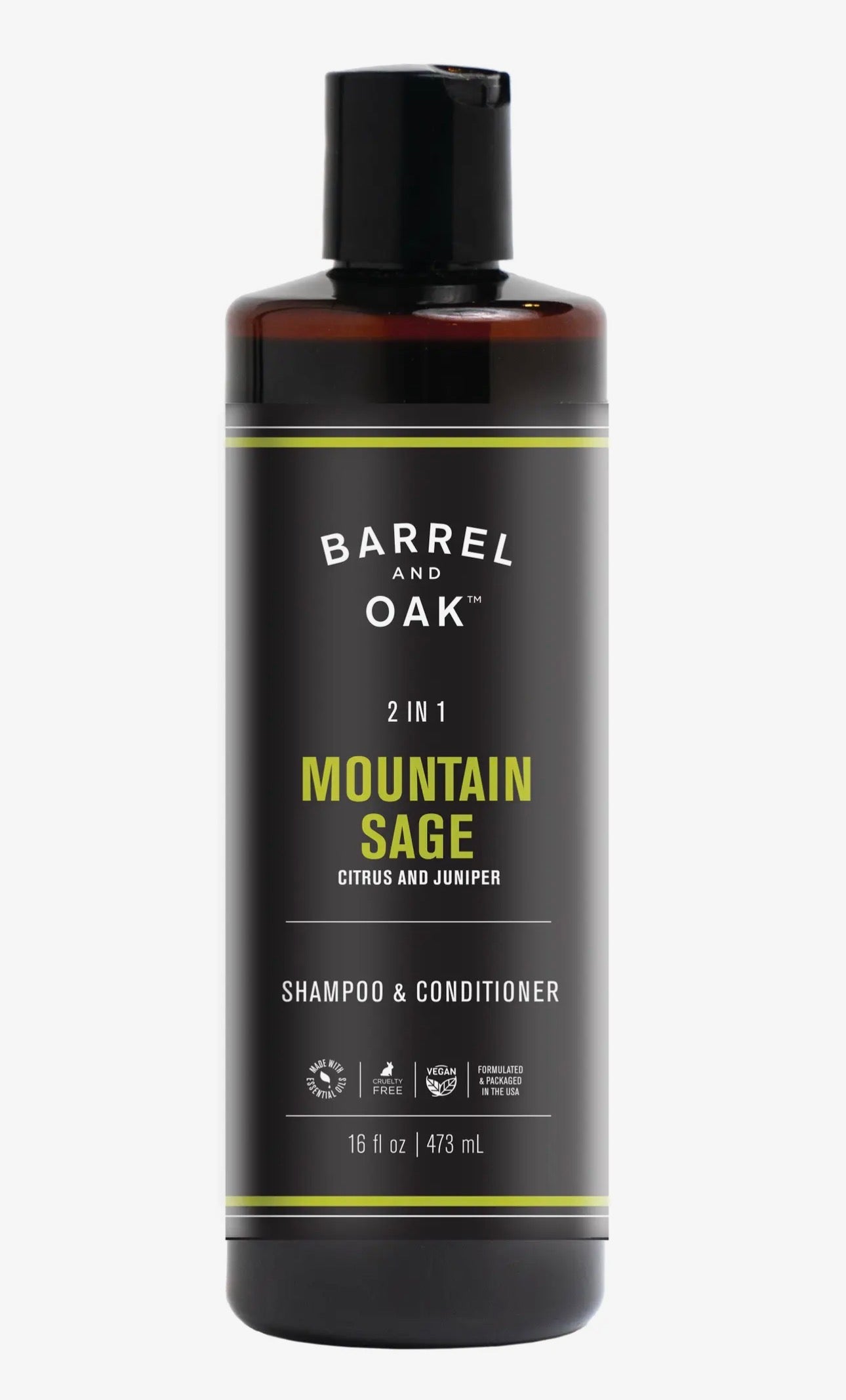 Barrel & Oak 2-in-1 Shampoo and Conditioner - Mountain Sage