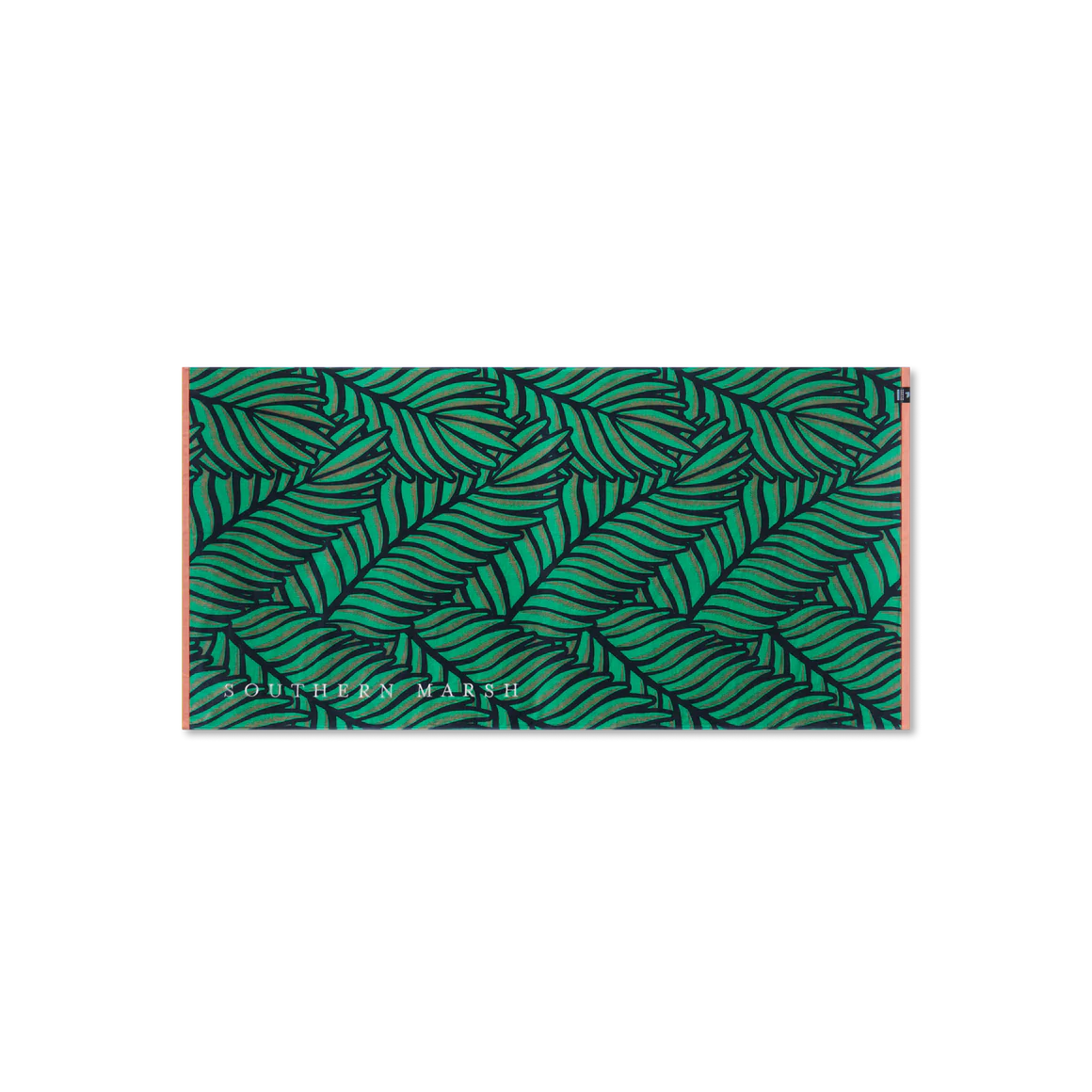Palmdale Playa Beach Towel - Navy & Green