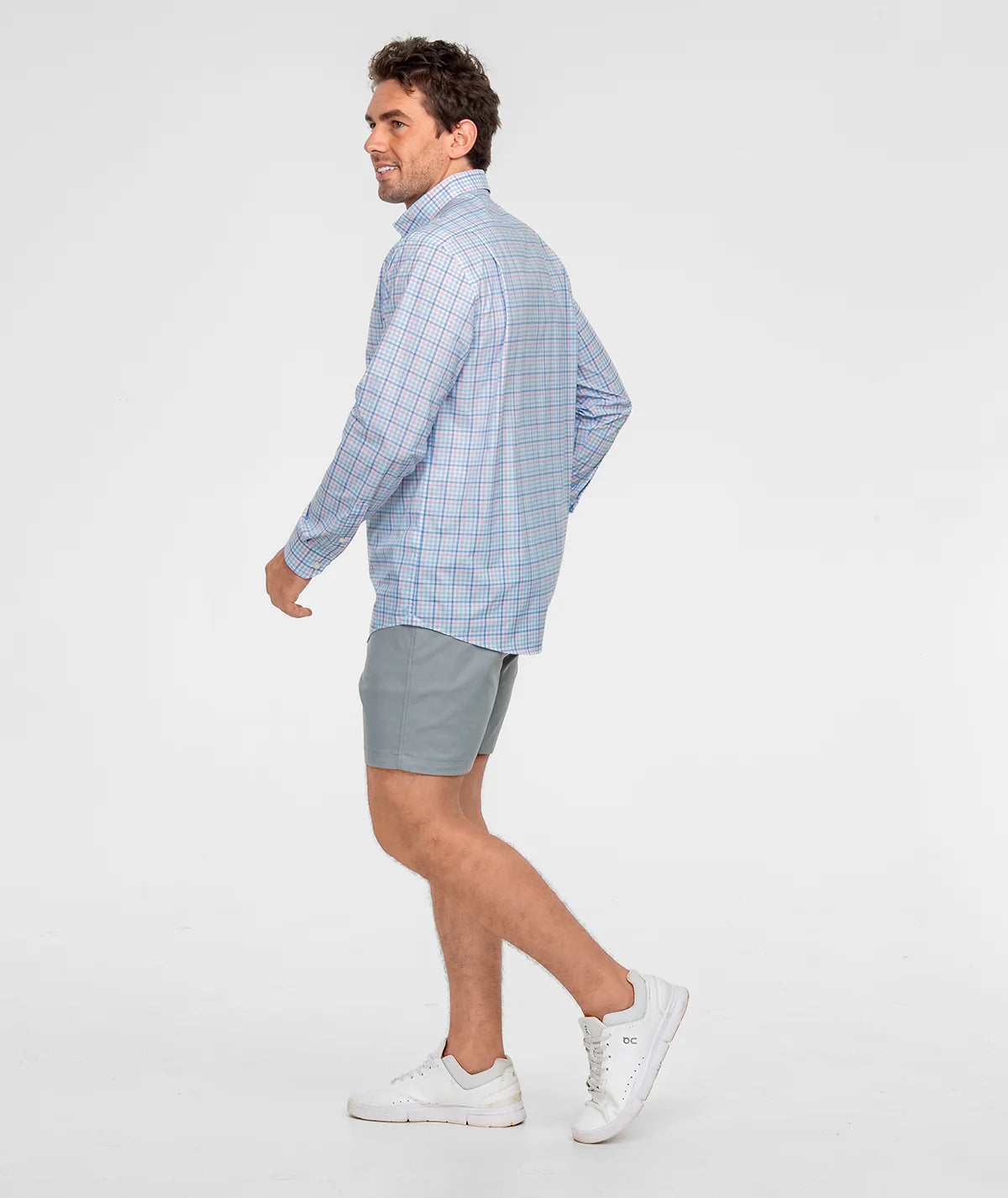 Samford Button Down - Hydrangea