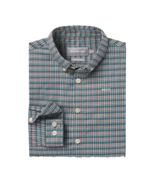 Youth Bennett Button Down - Bayou Teal