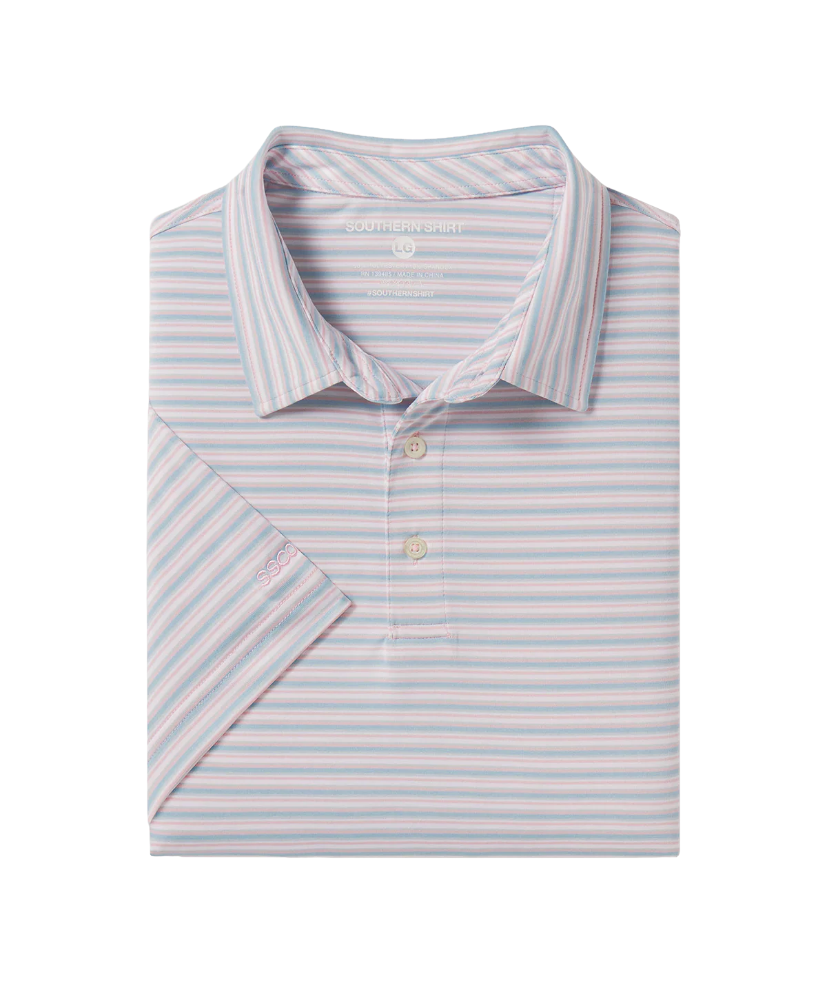 Tybee Stripe Polo - Maverick