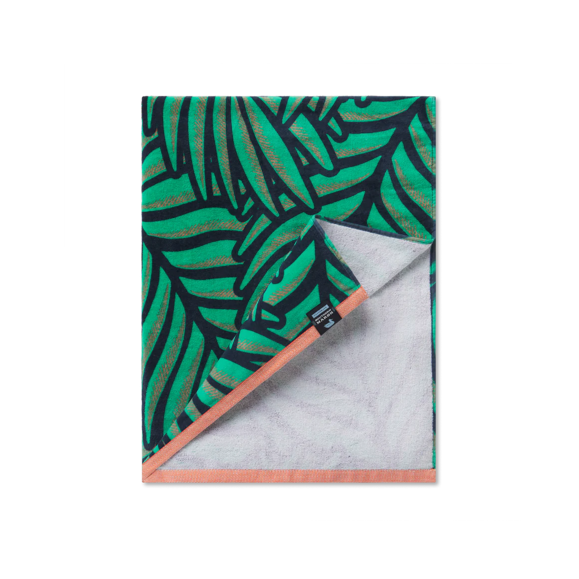 Palmdale Playa Beach Towel - Navy & Green
