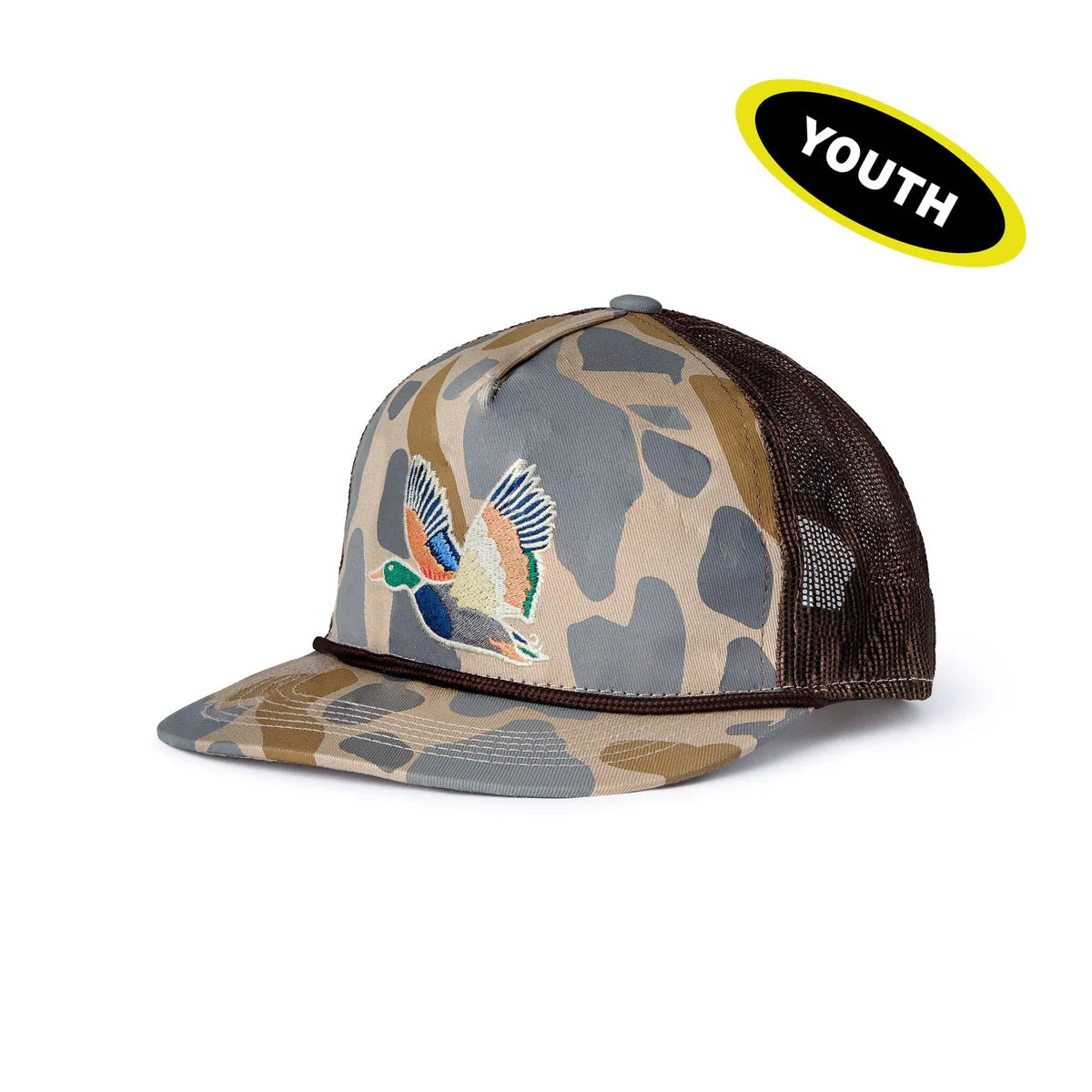Burlebo Youth Hat - Retro Camo Duck