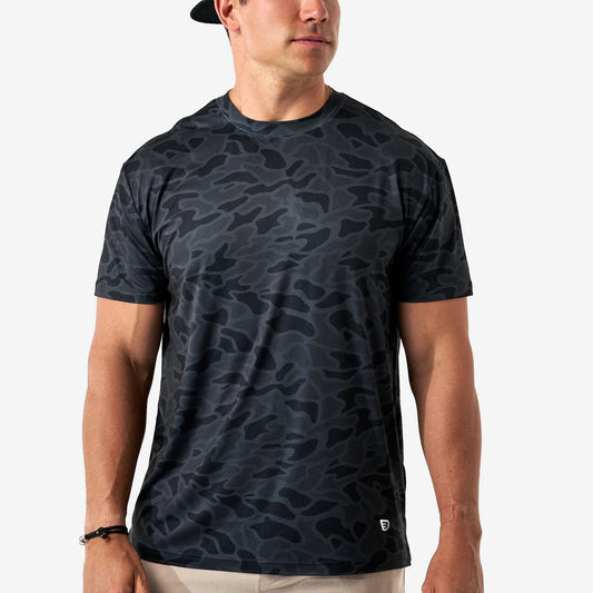 Go To Tee - Black Camo