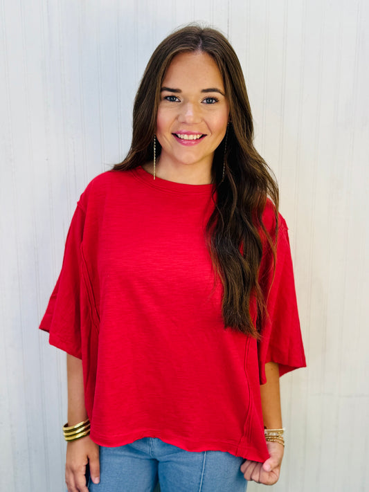 Daily Wear Top - Red