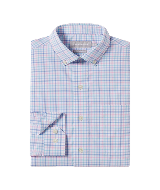 Samford Button Down - Hydrangea